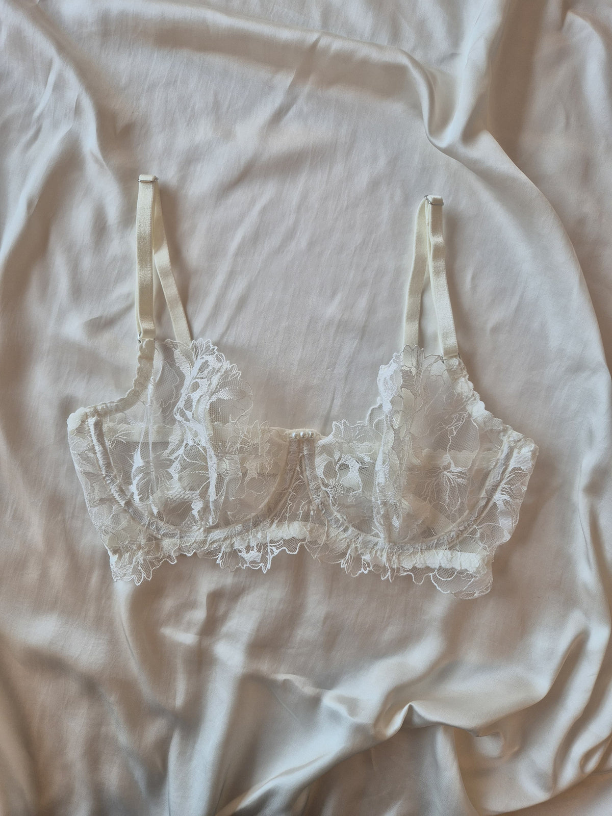 Lingerie Top Obsidian White