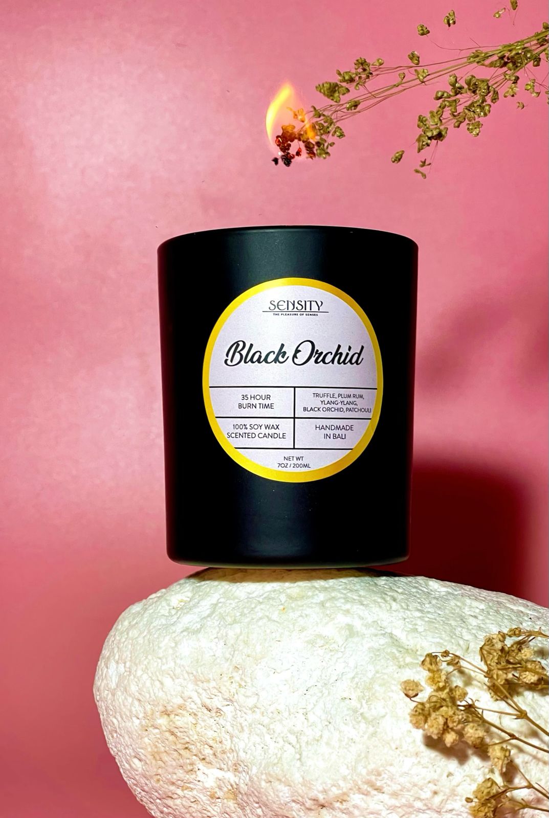 Candle Black Orchid