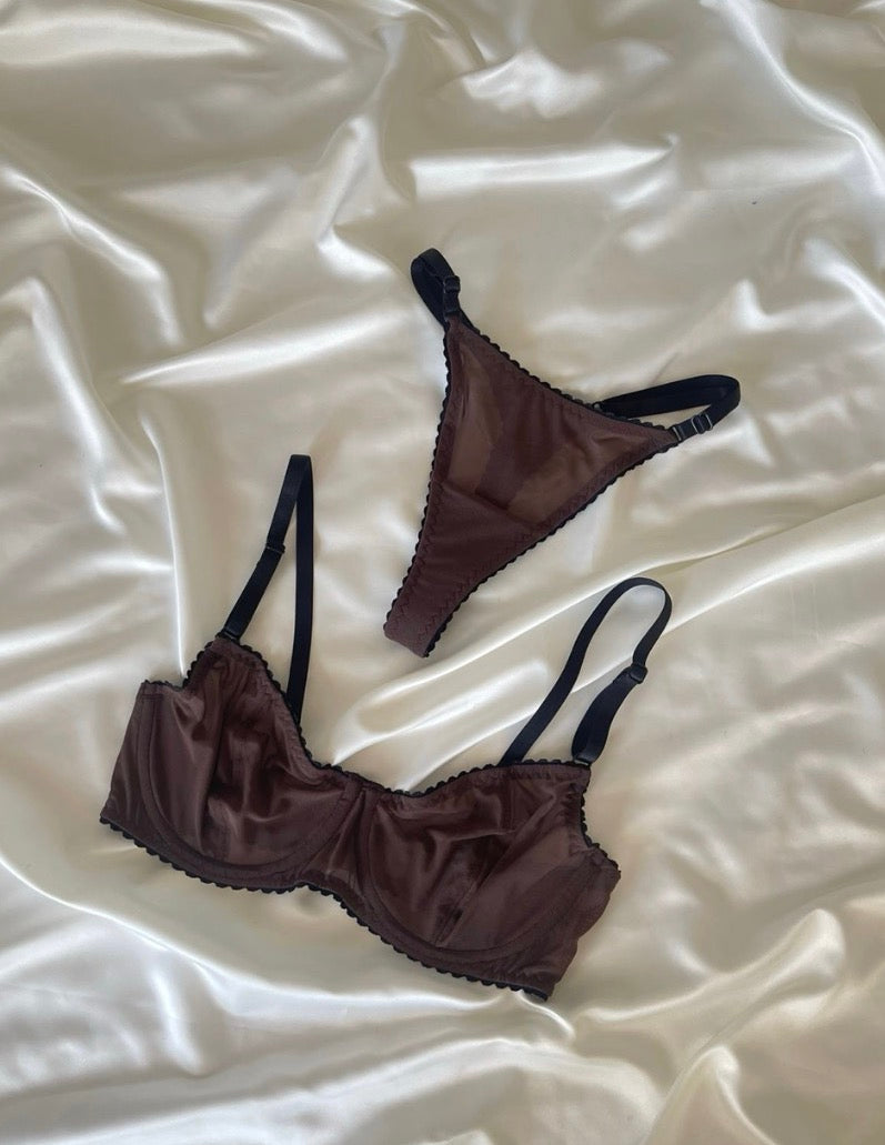 Lingerie Set Base Brown